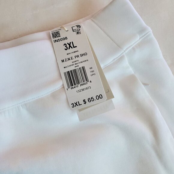 NEW  ADIDAS ZNE PREMIUM SHORTS IN5098 WHITE 3XL‎ - Picture 4 of 6